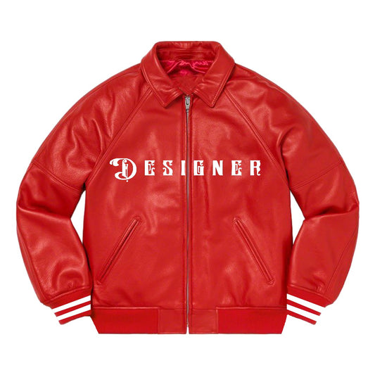 Designer leather jacket